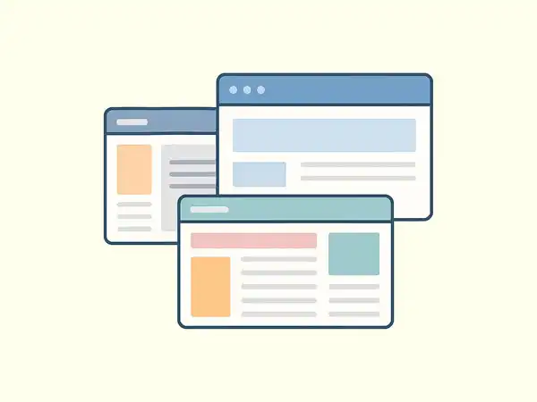 300種類以上のサイトデザインテンプレート