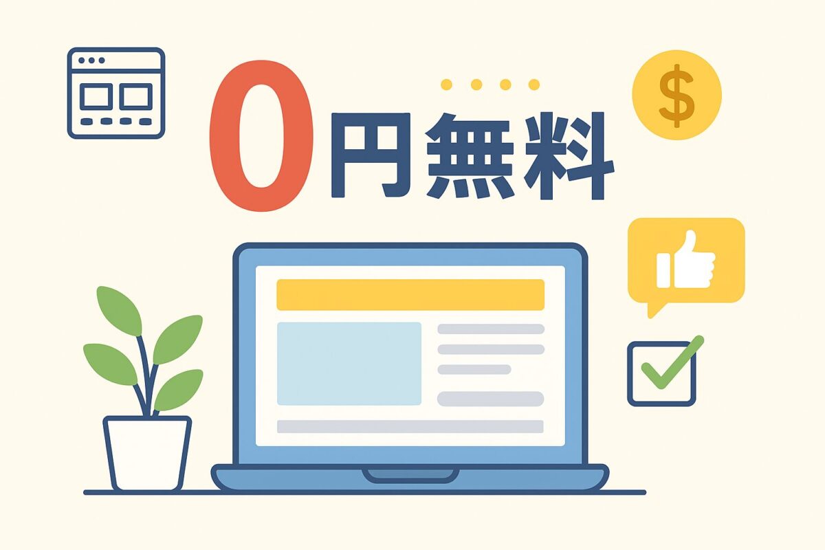 0円無料の格安ホームページって本当に安いの？